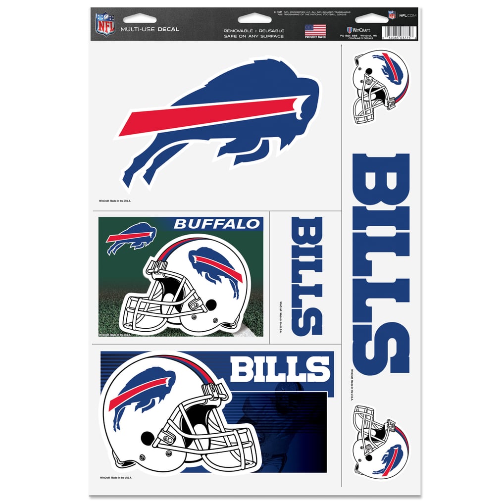 Buffalo Bills WinCraft 11'' x 17'' Multi-Use Decal Sheet
