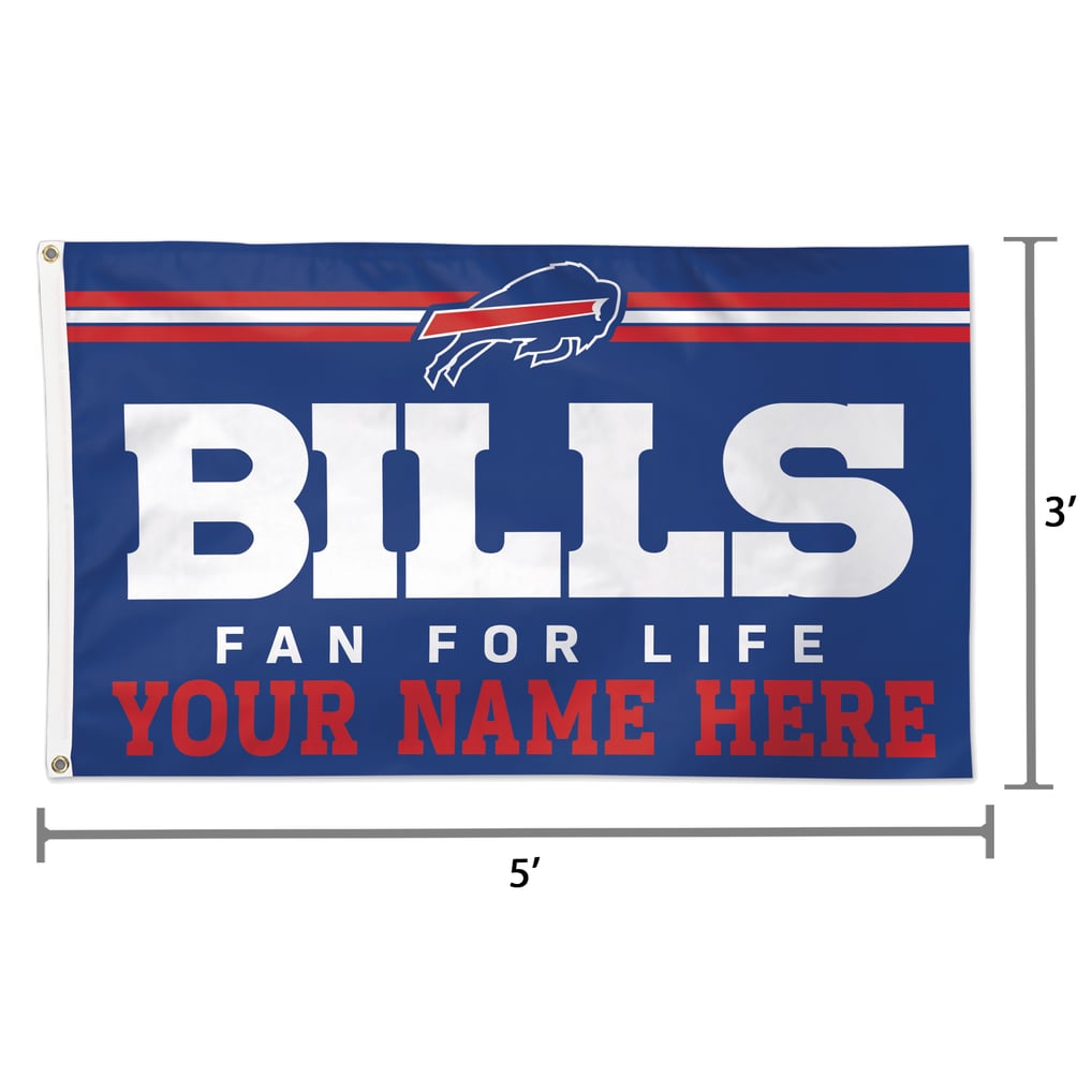 Buffalo Bills WinCraft 3' x 5' One-Sided Deluxe Personalized Flag