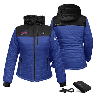 Buffalo Bills ActionHeat Women's 5V Puffer Battery-Heated Jacket - Blue