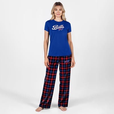 Buffalo Bills Concepts Sport Women's Plus Size Highland Sleep Set - Royal
