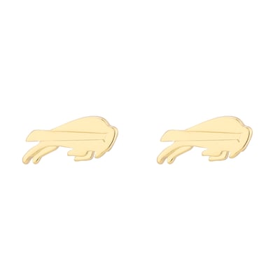  Buffalo Bills LUV AJ Women's Logo Stud Earrings - Gold