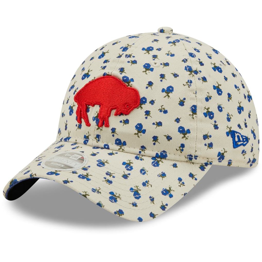 Women Buffalo Bills Hat Strapback New Era Cream Floral Patch NFL Casual Classic Women main image 4