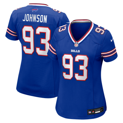 Austin Johnson Buffalo Bills Nike Women's Team Game Jersey - Royal