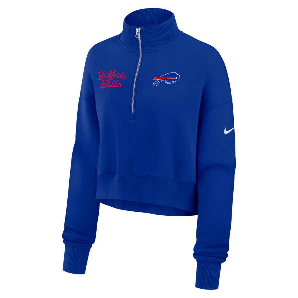 Buffalo Bills Nike Women's Primetime Phoenix Half-Zip Sweatshirt - Royal