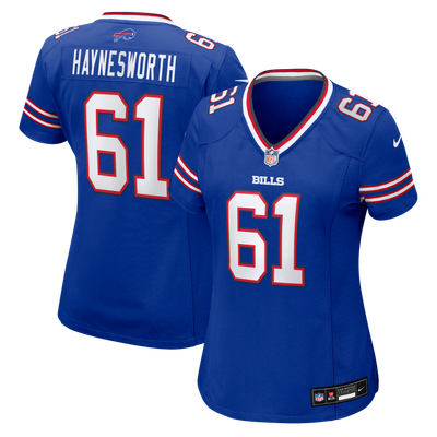 Sincere Haynesworth Buffalo Bills Nike Women's Team Game Jersey - Royal