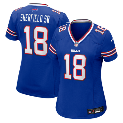 Trent Sherfield Sr. Buffalo Bills Nike Women's Team Game Jersey - Royal