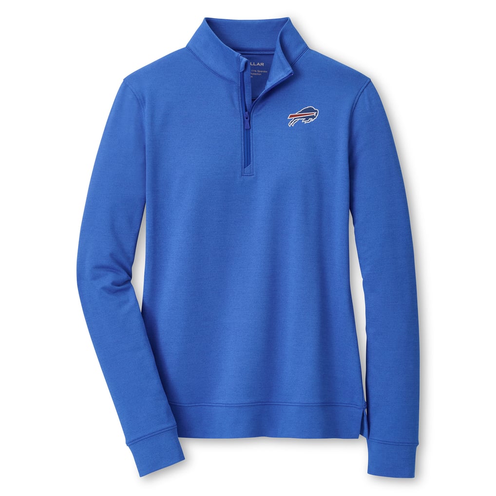  Buffalo Bills Peter Millar Women's Perth Quarter-Zip Pullover - Blue