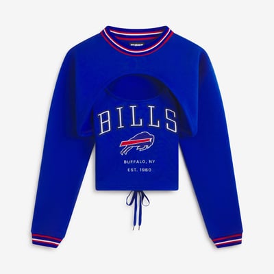  Buffalo Bills Off Season x NFL Women's Fleece Shrug Cami - Royal