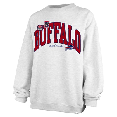 Buffalo Bills Stoney Clover Lane x '47 Women's Arch Oversized Sweatshirt - Gray