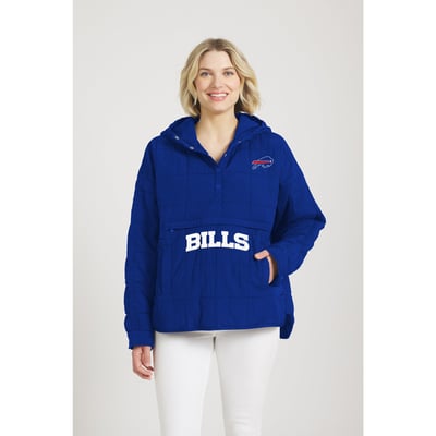  Buffalo Bills WEAR by Erin Andrews Women's Woven Packable Jacket - Royal