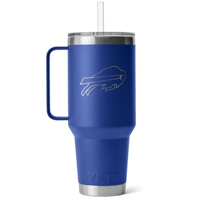 Buffalo Bills YETI 42oz. Rambler Straw Mug