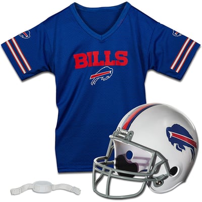 Buffalo Bills Franklin Sports Youth NFL Deluxe Helmet & Jersey Set - Royal
