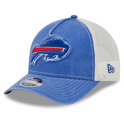  Buffalo Bills New Era Youth Fan 9FORTY A-Frame M-Crown Trucker Adjustable Hat - Royal