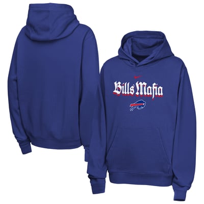  Buffalo Bills Nike Youth Pullover Hoodie - Royal