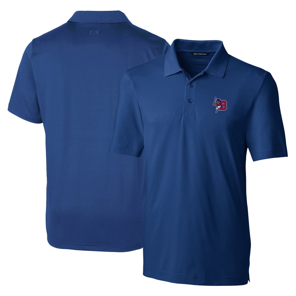  Buffalo Bisons Cutter & Buck DryTec Forge Stretch Polo - Blue