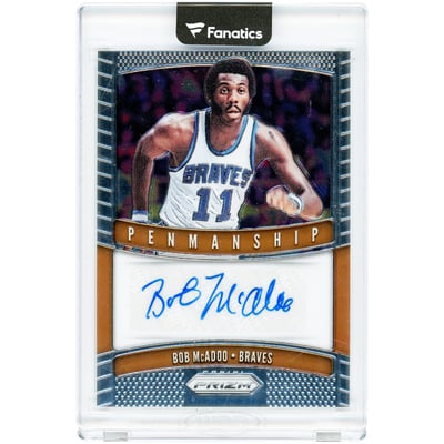Bob McAdoo Buffalo Braves Autographed 2019-20 Panini Prizm Penmanship #PM-BMD Card