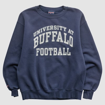 Buffalo Bulls Jansport 2000s Pullover Sweatshirt - Navy - XS by Fanatics Real Vintage