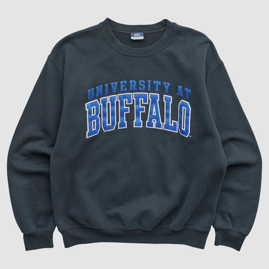 Buffalo Bulls MV Sport 2000s Pullover Sweatshirt - Black - S by Fanatics Real Vintage