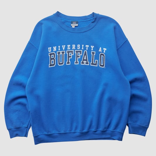 Buffalo Bulls MV Sport 2000s Pullover Sweatshirt - Blue - M by Fanatics Real Vintage