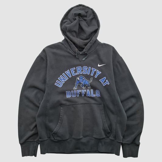 Buffalo Bulls Nike 2010s Hooded Pullover Sweatshirt - Black - M by Fanatics Real Vintage