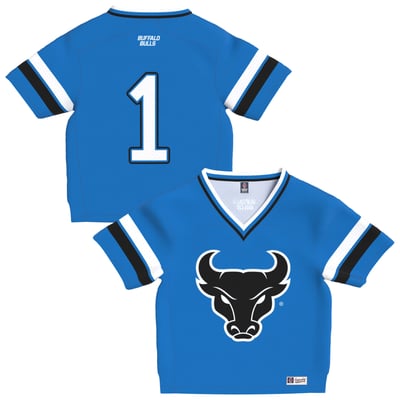 Buffalo Bulls GameDay Greats Toddler Lightweight Collegiate Football Fashion Jersey - Royal