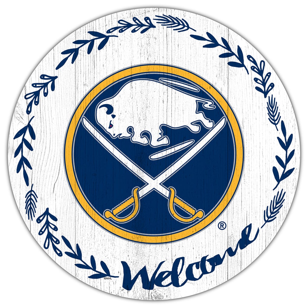Buffalo Sabres 12" Welcome Circle Sign