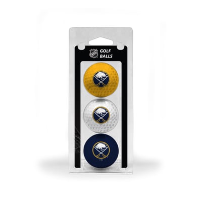 Buffalo Sabres 3-Pack Multi-Colored Team Golf Ball Set