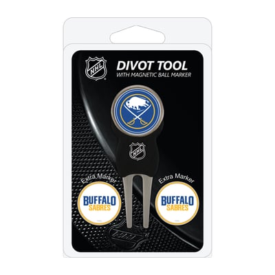 Buffalo Sabres Golf Divot Tool Pack with 3 Magnetic Markers