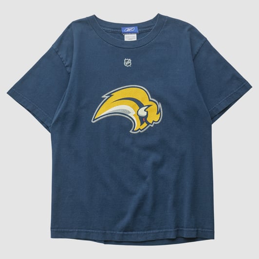 Buffalo Sabres Reebok 2000s T-shirt - Navy - Yth L by Fanatics Real Vintage
