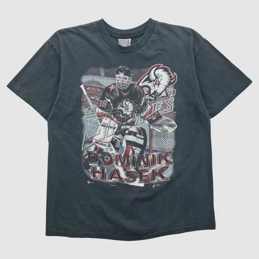 Buffalo Sabres Sports Attack 90s T-shirt - Black - S by Fanatics Real Vintage