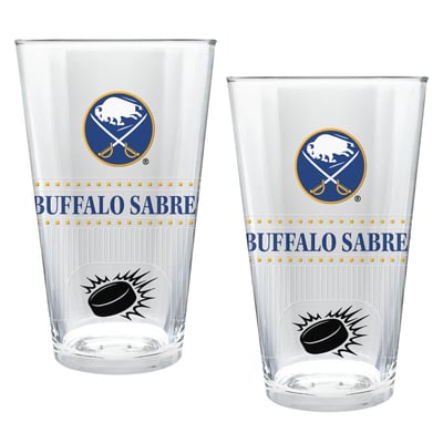 Buffalo Sabres Two-Piece 16oz. Stadium Pint Glass Set