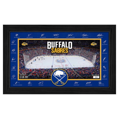 Buffalo Sabres Highland Mint Limited Edition 2026–27 Facsimile Signature 12" x 20" Rink Framed Photo