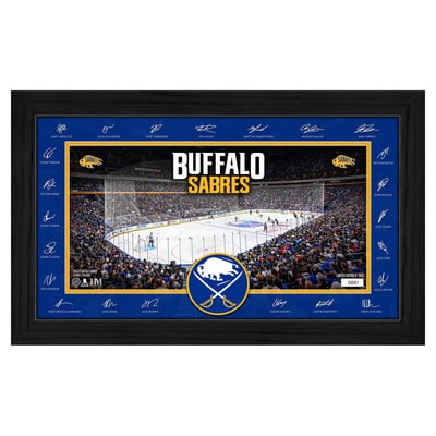 Buffalo Sabres Highland Mint Limited Edition 2026–27 Facsimile Signature 12" x 20" Rink Framed Photo