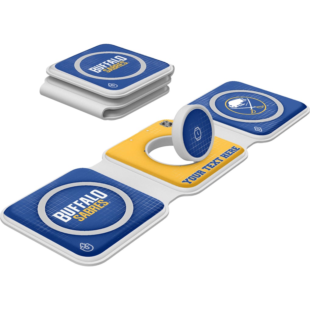 Buffalo Sabres Keyscaper Personalized 3-in-1 Foldable Charger