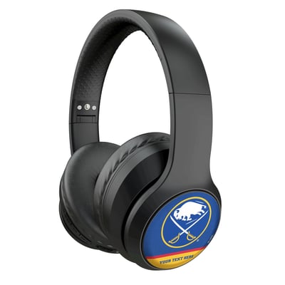 Buffalo Sabres Keyscaper Personalized Solid Wireless Bluetooth Headphones With Case