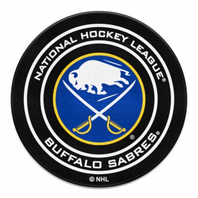 Buffalo Sabres Logo Brands 27" Diameter Puck Mat