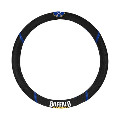 Buffalo Sabres Logo Brands Steering Wheel Cover