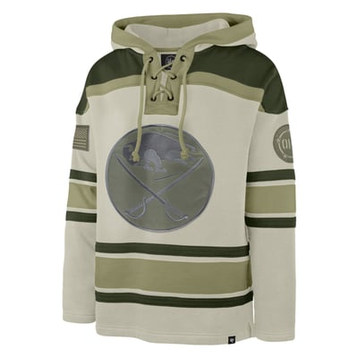 Buffalo Sabres '47 OHT Military Appreciation Lacer Hoodie - Beige

