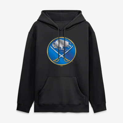 Buffalo Sabres  Metallic Mascot Hoodie - Black