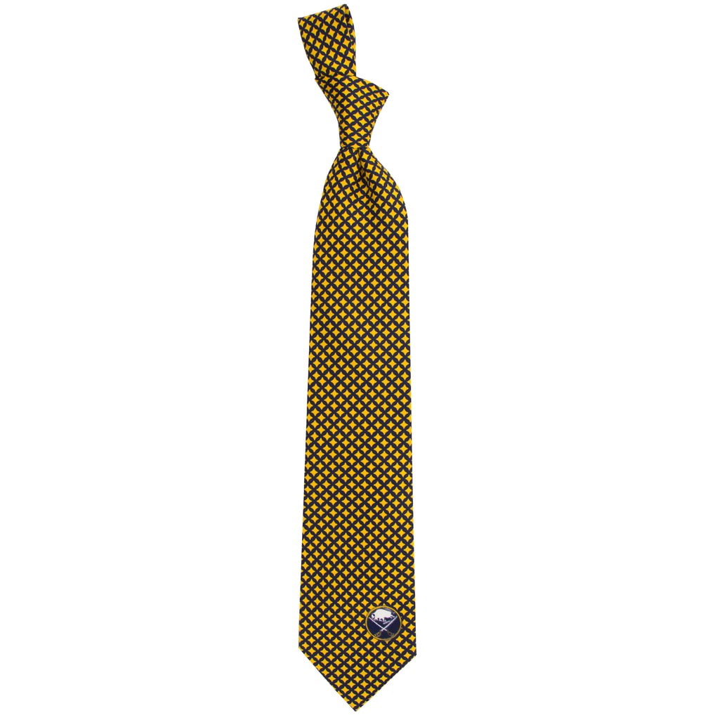 Buffalo Sabres Diamante Print Silk Tie
