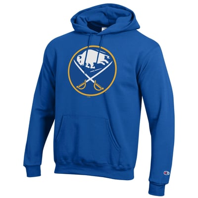 Buffalo Sabres Champion Primary Logo Pullover Hoodie - Royal