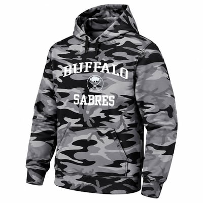 Buffalo Sabres Fanatics Big & Tall Camo Fleece Hoodie - Black
