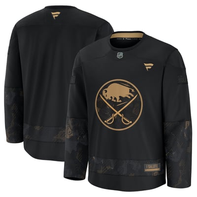  Buffalo Sabres Fanatics Military Appreciation Practice Jersey - Black