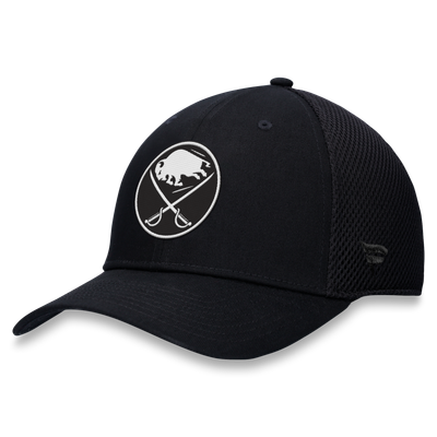  Buffalo Sabres Fanatics Tonal Meshback Stretch Hat - Black