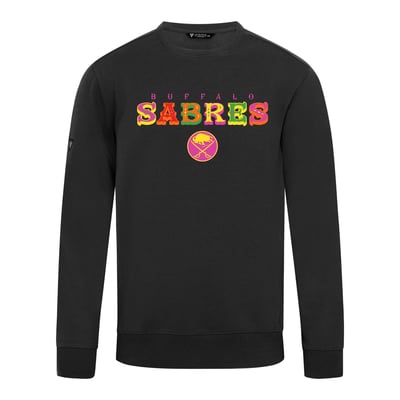 Buffalo Sabres Levelwear DOTD Fiesta Text Zane Sweatshirt - Black

