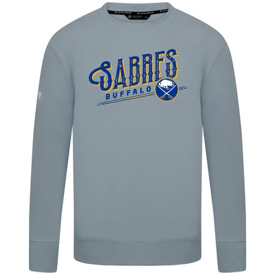  Buffalo Sabres Levelwear Mandate Longtimer Crew Sweatshirt - Gray