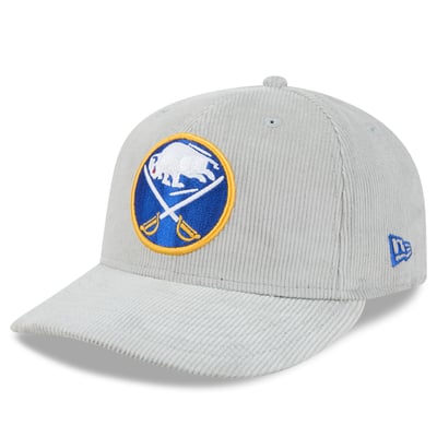 Buffalo Sabres New Era Corduroy 59FIFTY Fitted Hat - Gray