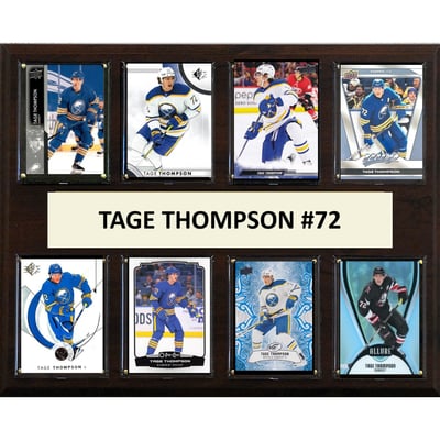 Tage Thompson Buffalo Sabres 12" x 15" Trading Card Plaque