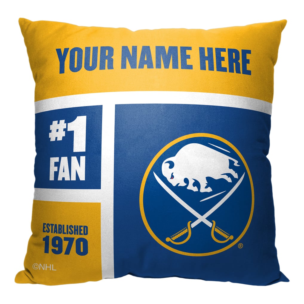 Buffalo Sabres The Northwest Group 18'' x 18'' Personalized Throw Pillow