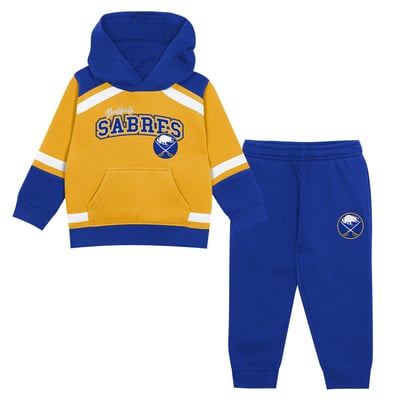 Buffalo Sabres Outerstuff Toddler Ice Explorer Hoodie & Pants Set - Gold/Royal